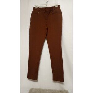 NEW $89 SO SLIMMING by CHICO’S Brown Refined Ponte Knit Ankle Pants SAIZE. 00 R
